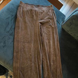 Scuba Midrise Wide-Leg Pant *Velvet Cord Espresso